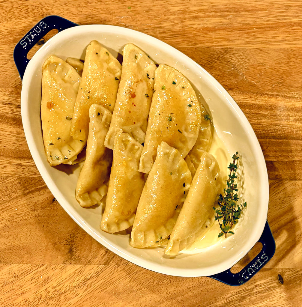 Butternut Squash Feta Pierogi